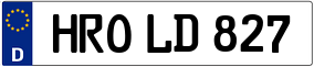 Truck License Plate